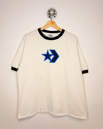 Vintage Converse White & Navy Ringer Tee Shirt