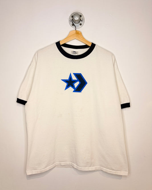 Vintage Converse White & Navy Ringer Tee Shirt