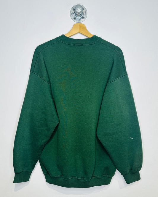Vintage 1996 Looney Tunes Green Crewneck Sweatshirt