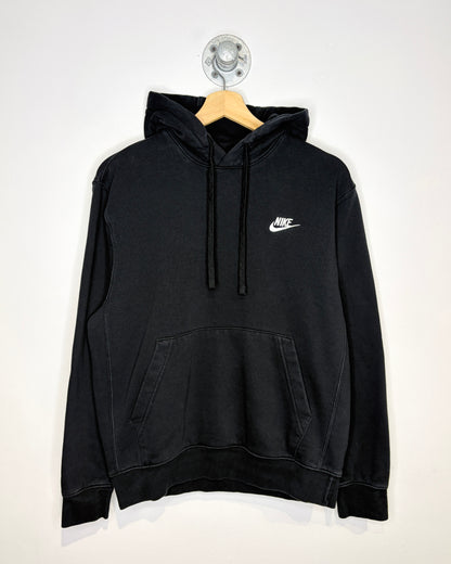 Nike Embroidered Mini Logo Black Hoodie