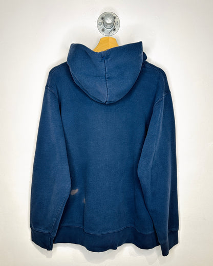 2000s American Eagle Faded Navy Heavyweight Hoodie