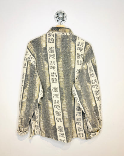 Vintage 1990s Fibres Heavyweight Cotton Button Up Shirt