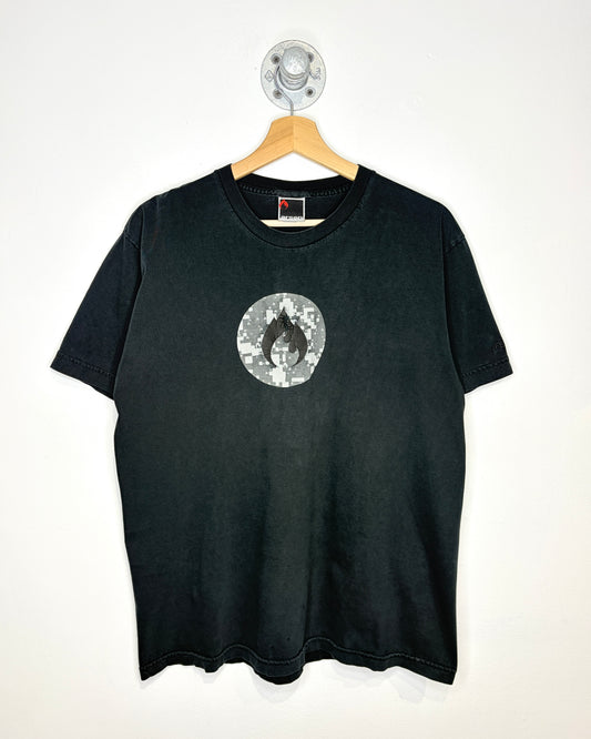 2000s Y2K Arson Faded Black Tee Shirt