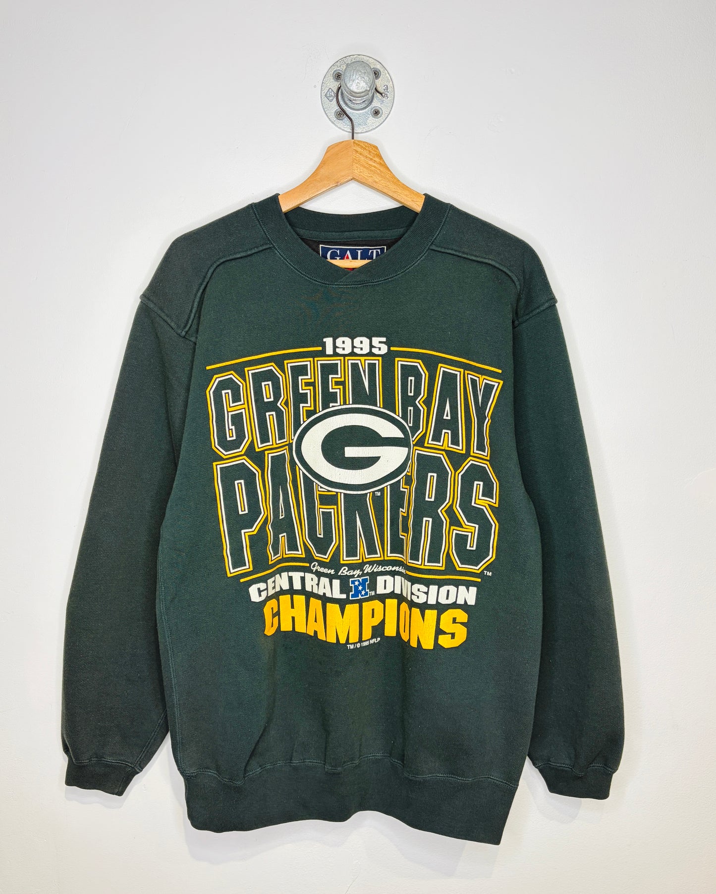Vintage 1995 Green Bay Packers Green Crewneck Sweatshirt