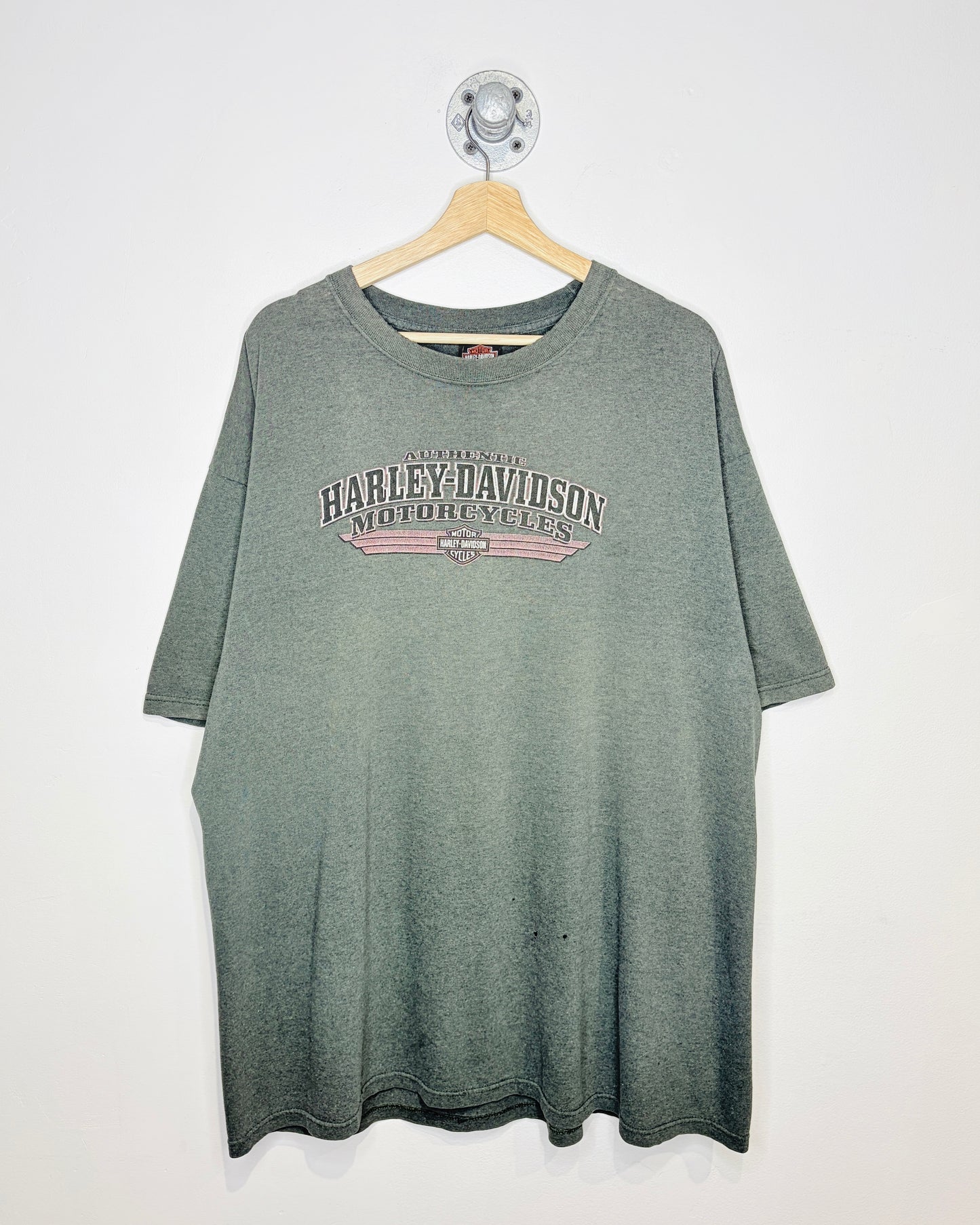 Vintage 2004 Harley Davidson Mile High Dark Grey Tee Shirt