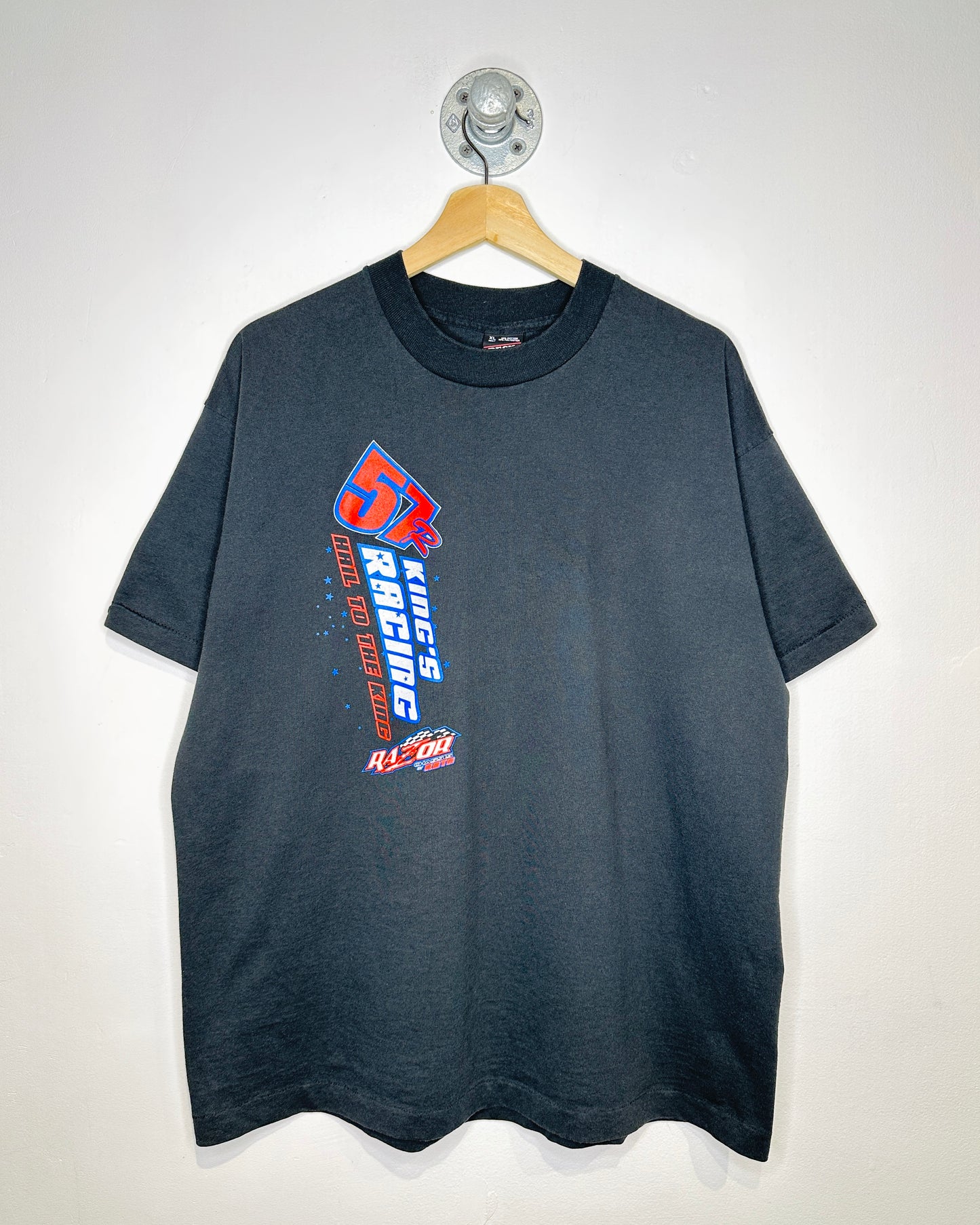 Vintage 90s Kings Racing Black Tee Shirt