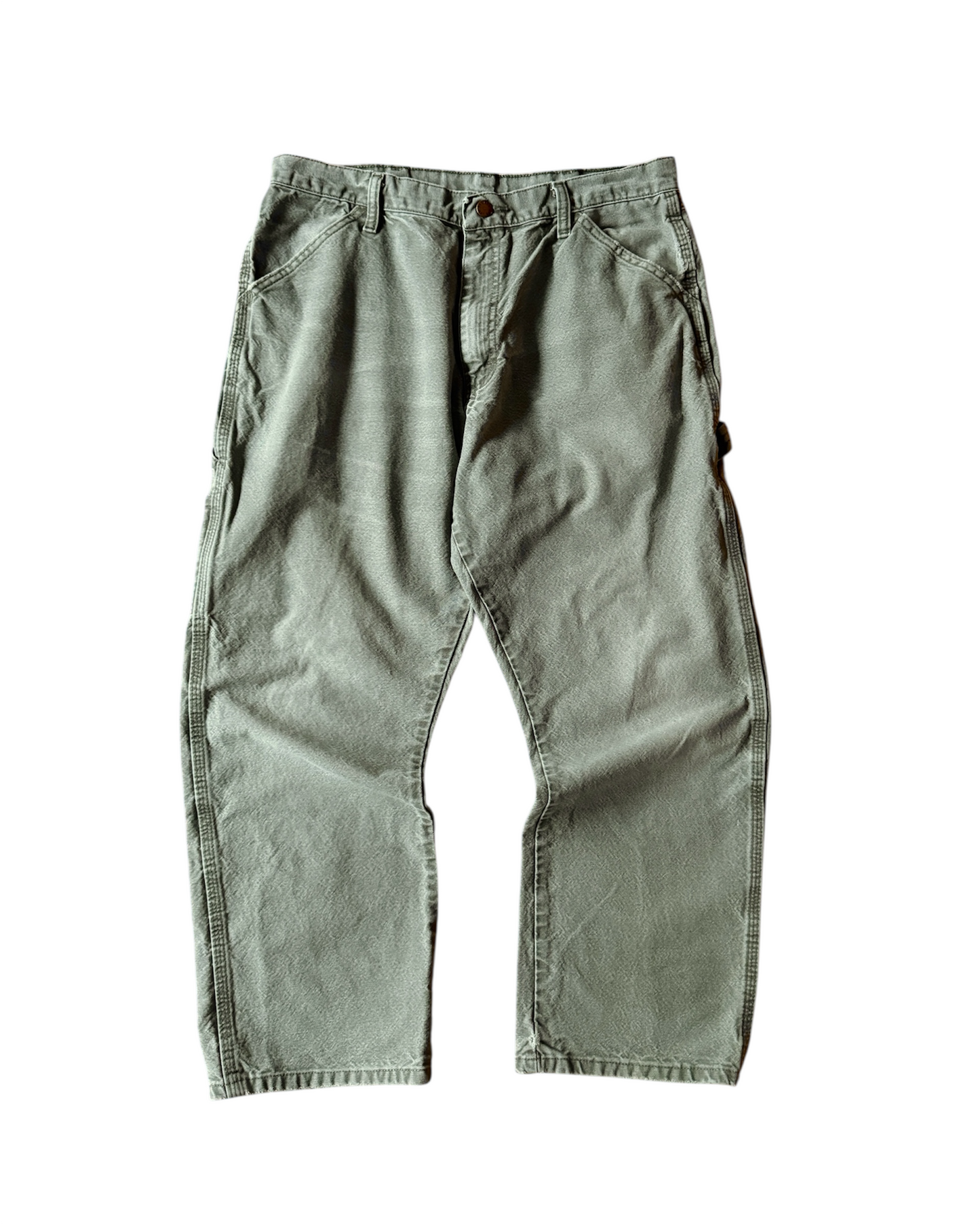 Vintage Rustler Faded Green Baggy Carpenter Pants