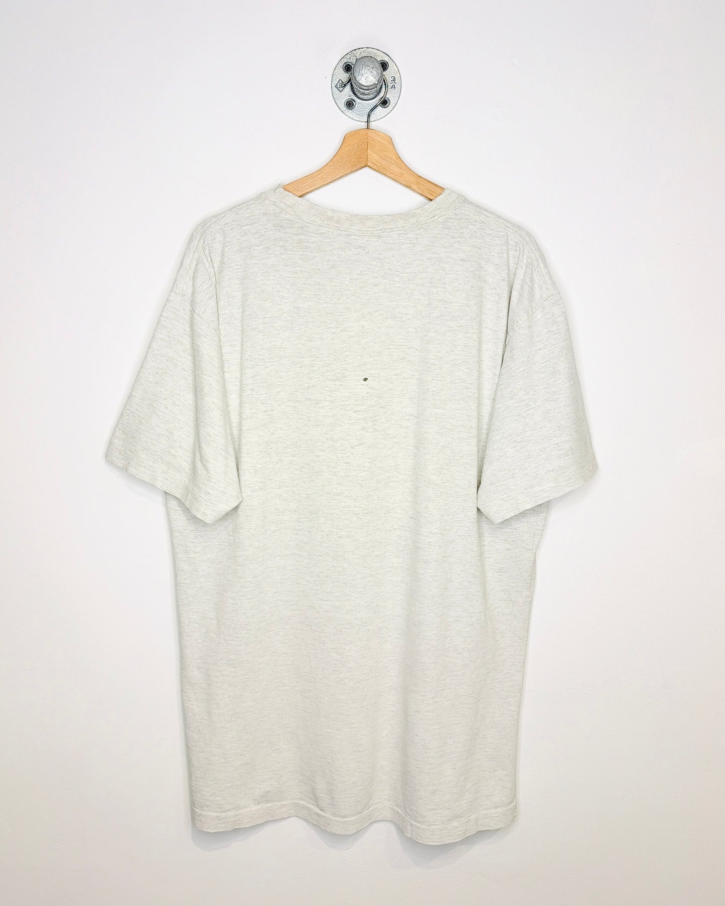 Vintage 90s Wolverine Outdoors Field & Stream Distressed Grey Tee Shirt