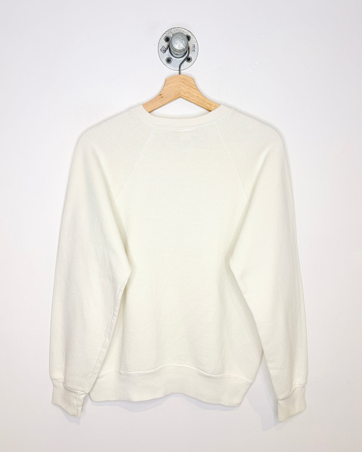 Vintage 1990 Good Help Is Hard To Find! Horse White Crewneck Sweatshirt