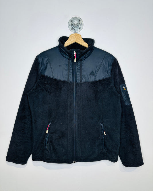 Nike Acg Nylon And Polyester Black Zip Up Jacket