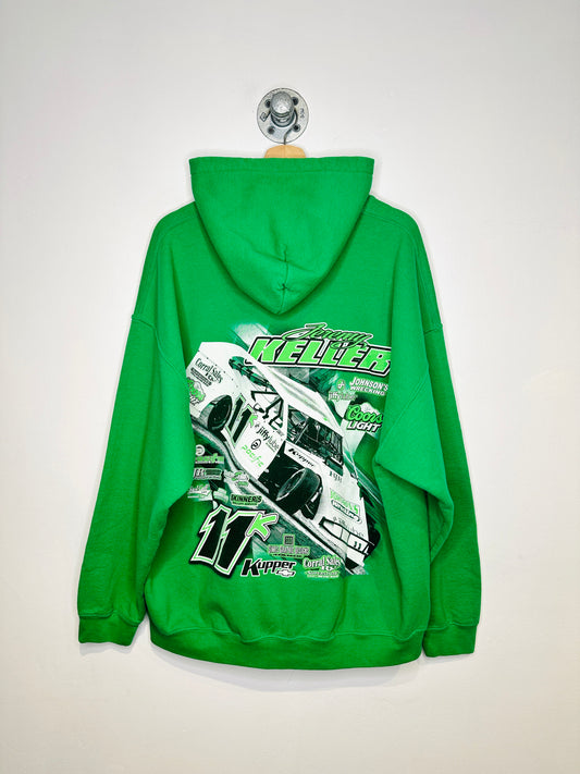 Jeremy Keller 11K Green Kangaroo Pocket Hoodie