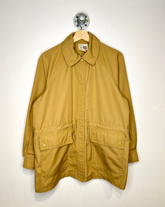 Vintage 1970s Sears Tan Raglan Snap Jacket
