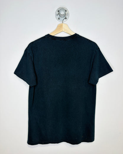 2000s LED Zeppelin U. S. Tour Faded Black Tee Shirt