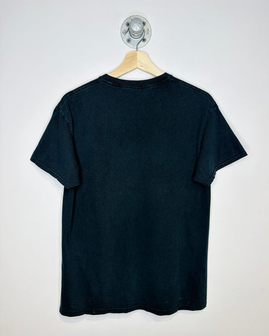 2000s LED Zeppelin U. S. Tour Faded Black Tee Shirt