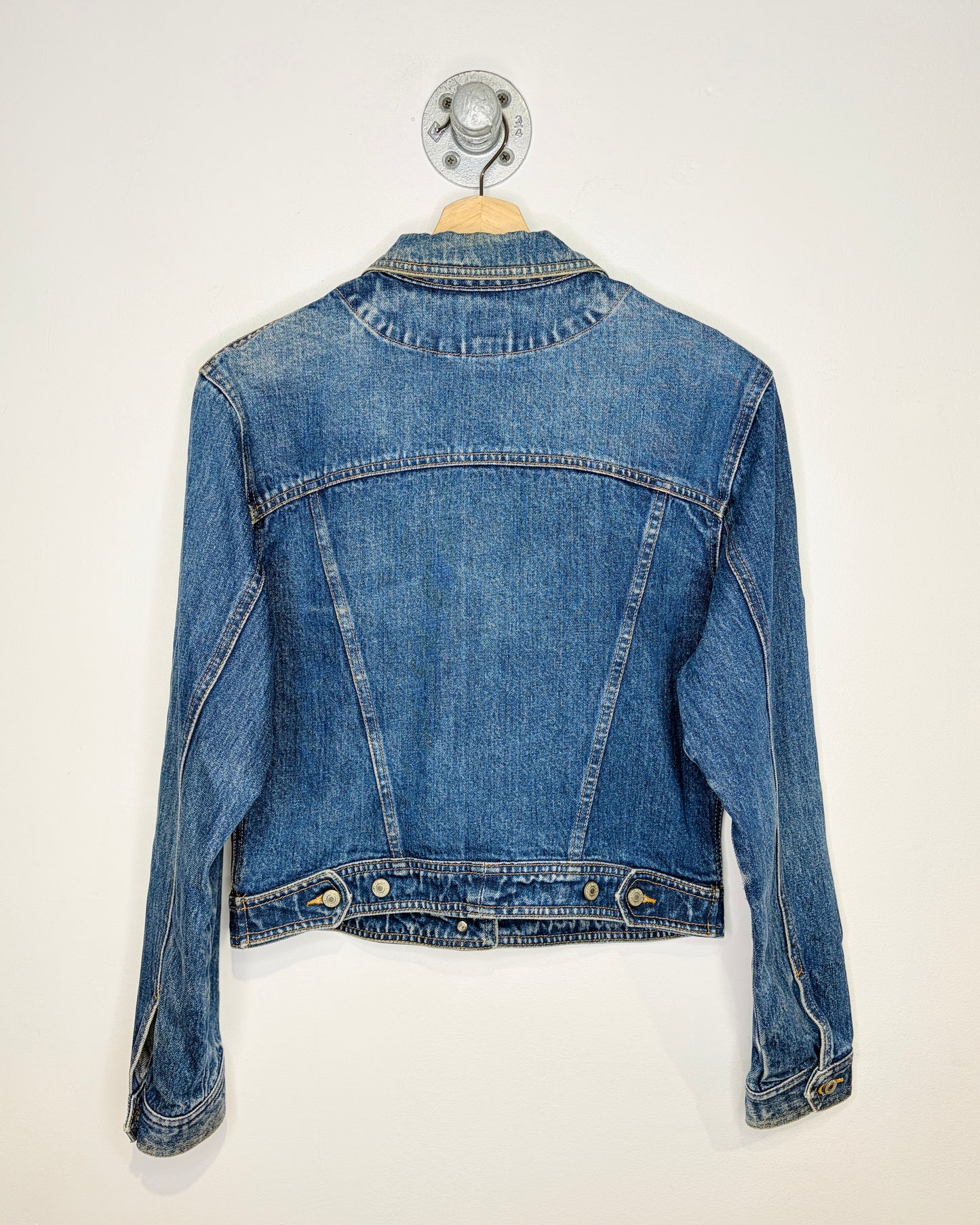 Vintage GAP Faded Dark Wash Denim Jacket