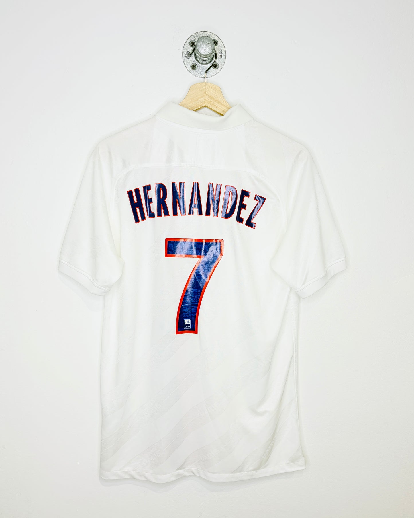 Nike Paris Hernandez #7 White Polo Soccer Jersey
