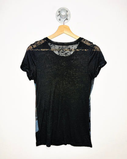 Y2K Women's Bon Jovi Paper Thin Black Tee Shirt