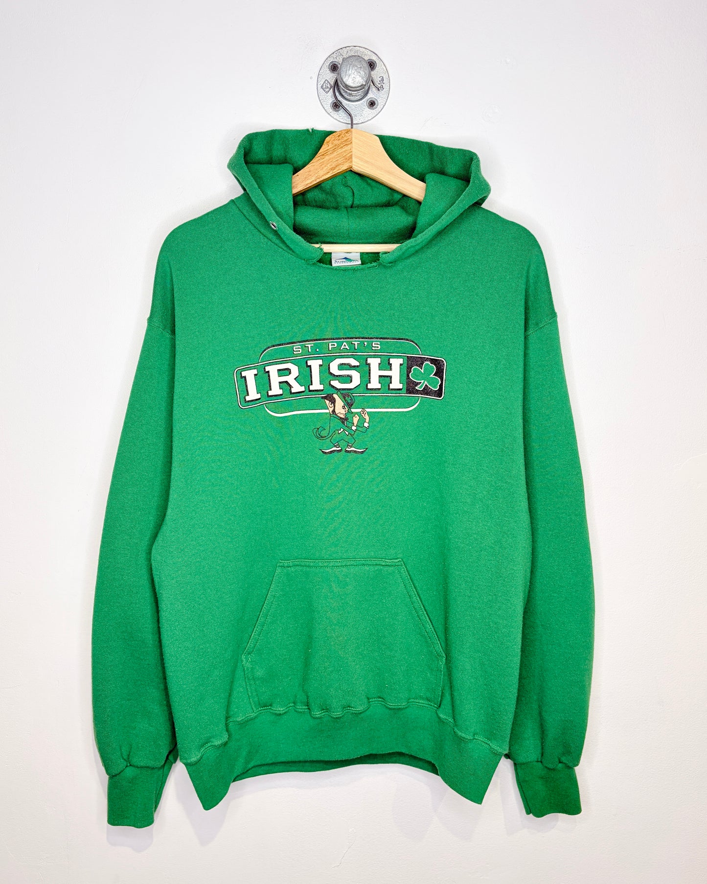 Vintage St. Pat’s Irish Notre Dame Green Hoodie