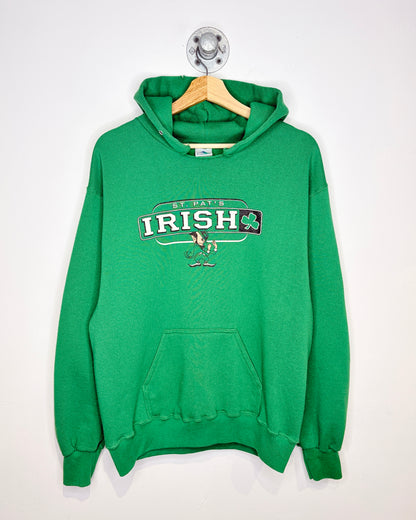 Vintage St. Pat’s Irish Notre Dame Green Hoodie