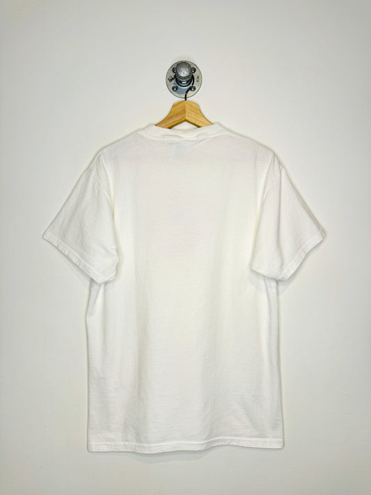 Vintage Savannah GA Embroidered White Tee Shirt