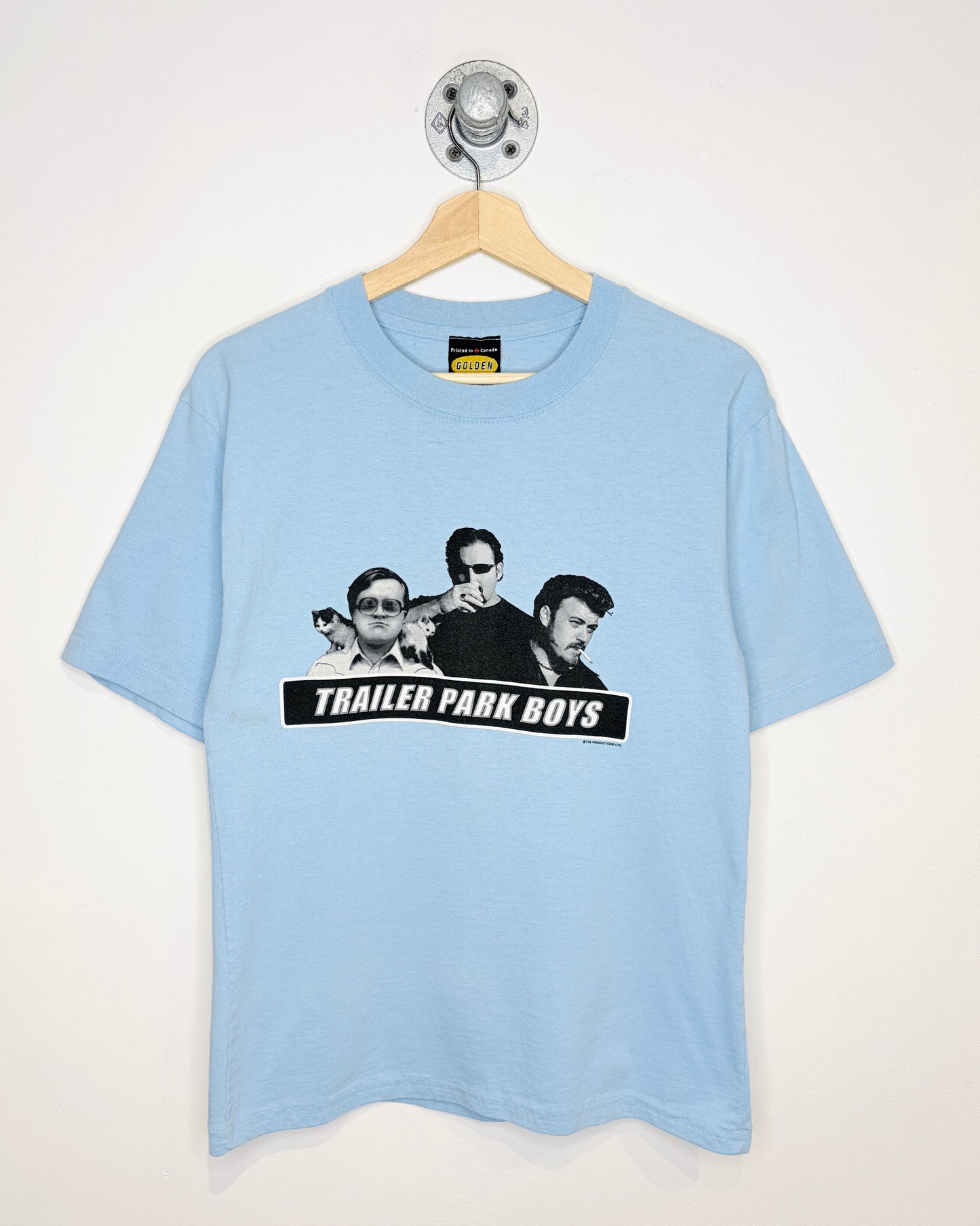 Vintage Trailer Park Boys Light Blue Promo Tee Shirt