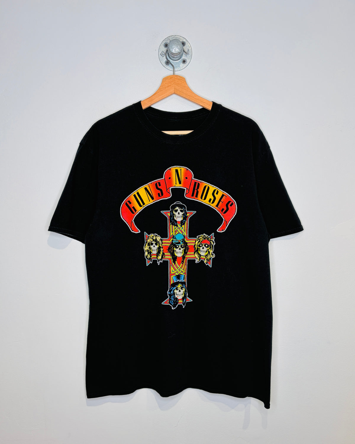 Guns ‘N Roses Appetite For Destruction Logo Black Tee Shirt