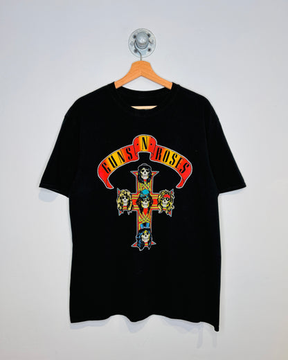 Guns ‘N Roses Appetite For Destruction Logo Black Tee Shirt