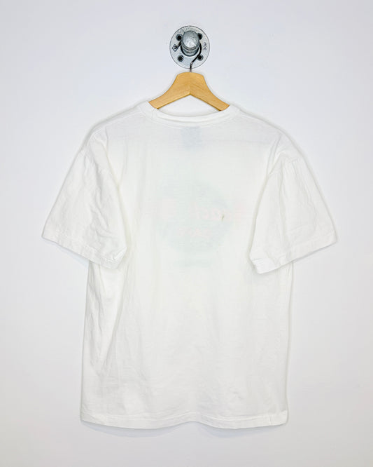 Vintage 80s Beach Rock Cafe Bermuda White Tee Shirt