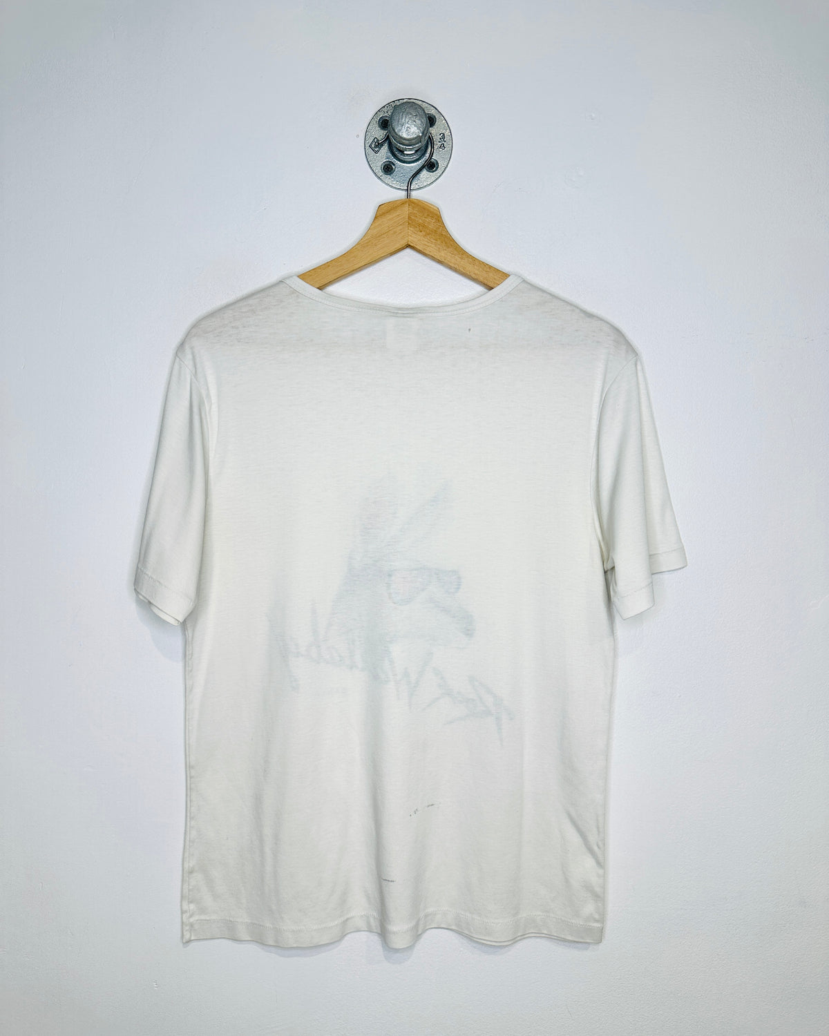 Vintage 1984 Rock Wallaby Australia Paper Thin White Tee Shirt
