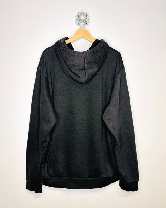 2000s Nike Mini Logo Black Zip Up Hoodie