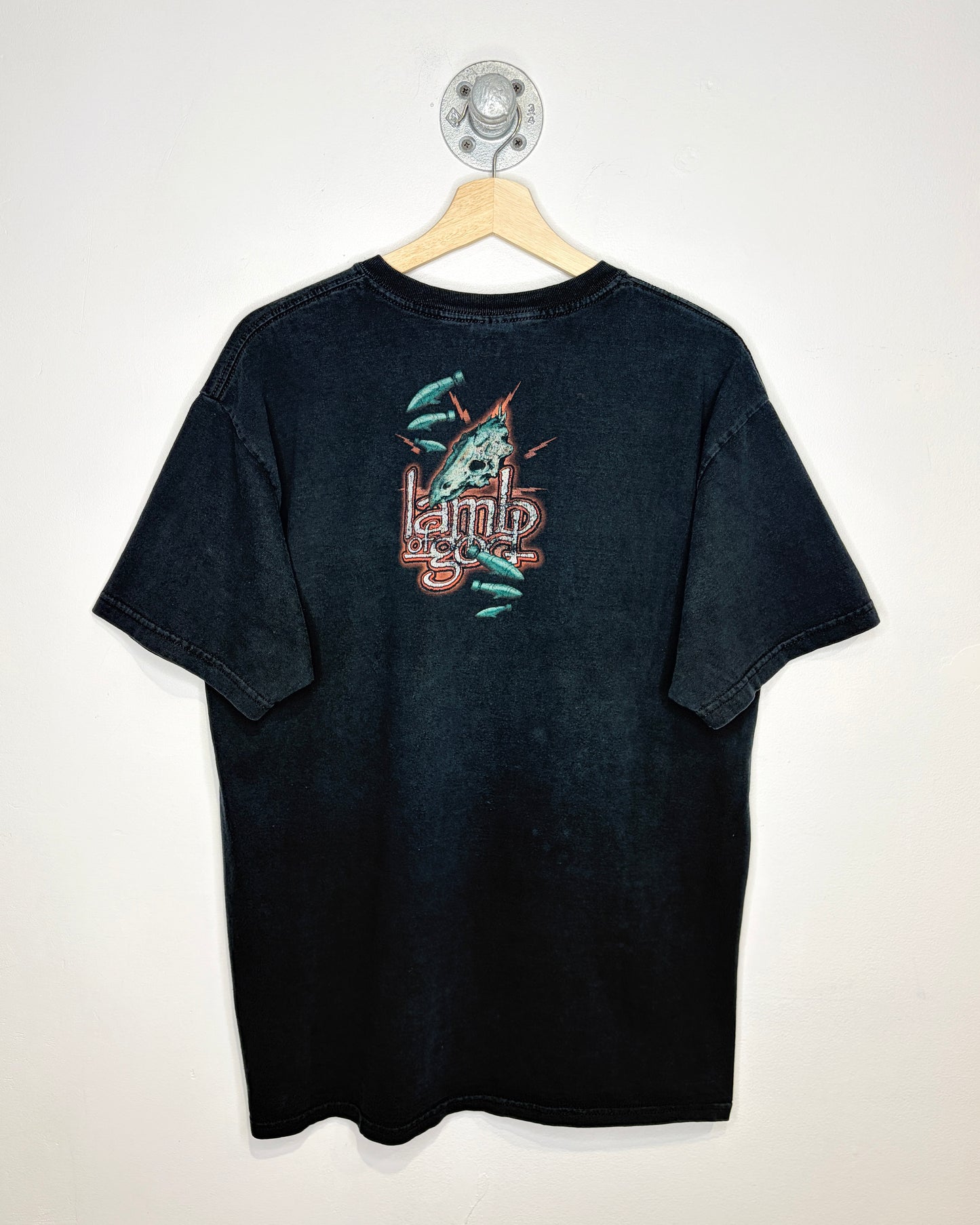 Y2K Lamb of God Black Tee Shirt