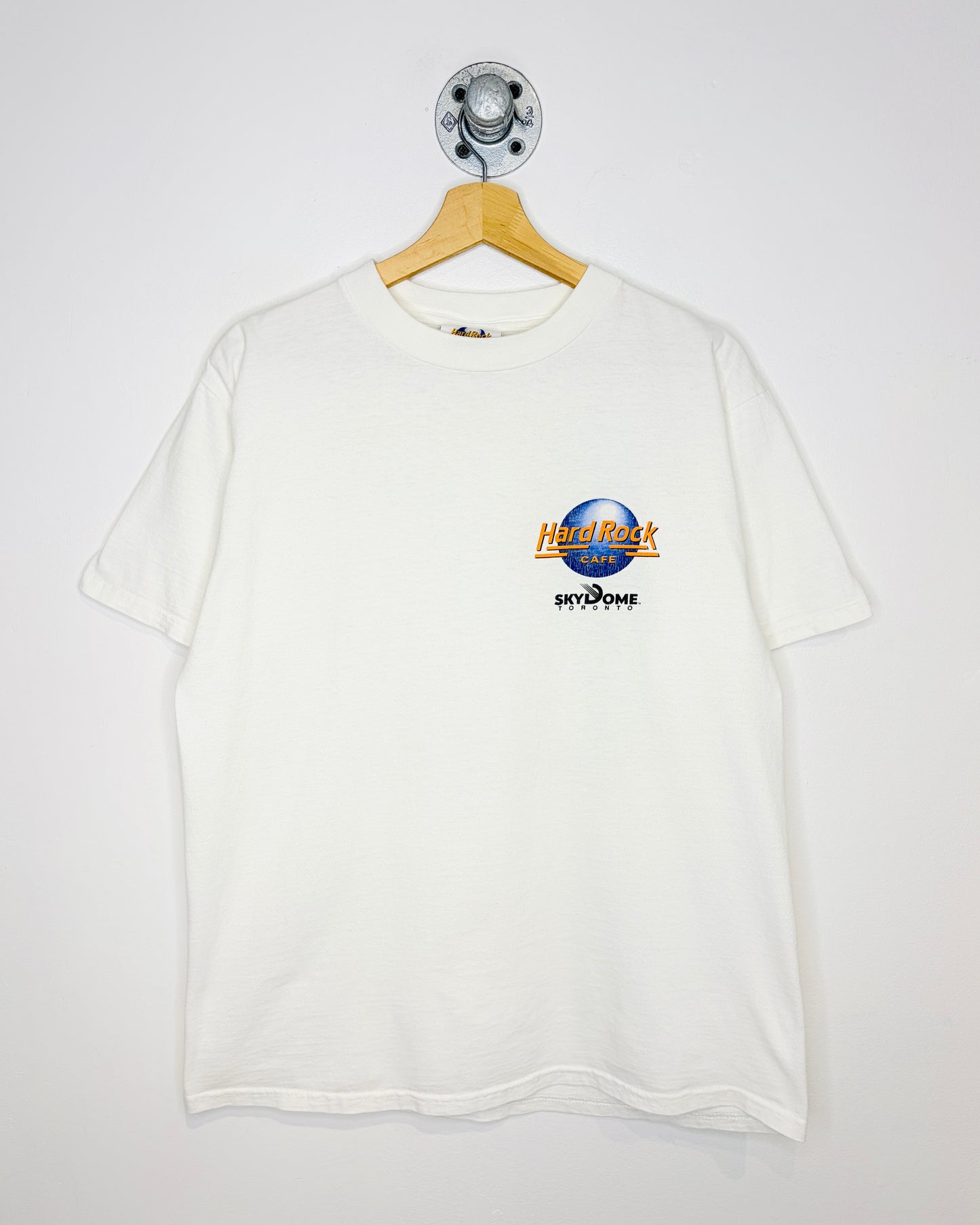 Vintage 90s Hard Rock Cafe Toronto White Tee Shirt