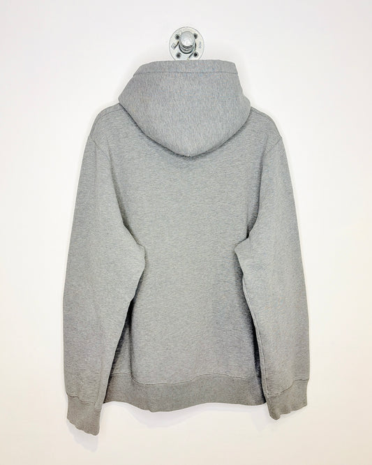 2000s Abercrombie Track Heavyweight Grey Hoodie