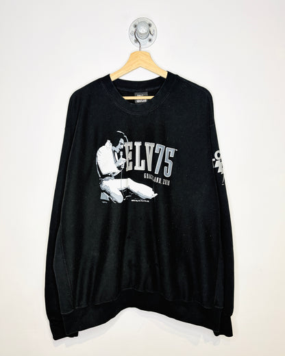 2010 Elvis Graceland Black Crewneck Sweatshirt