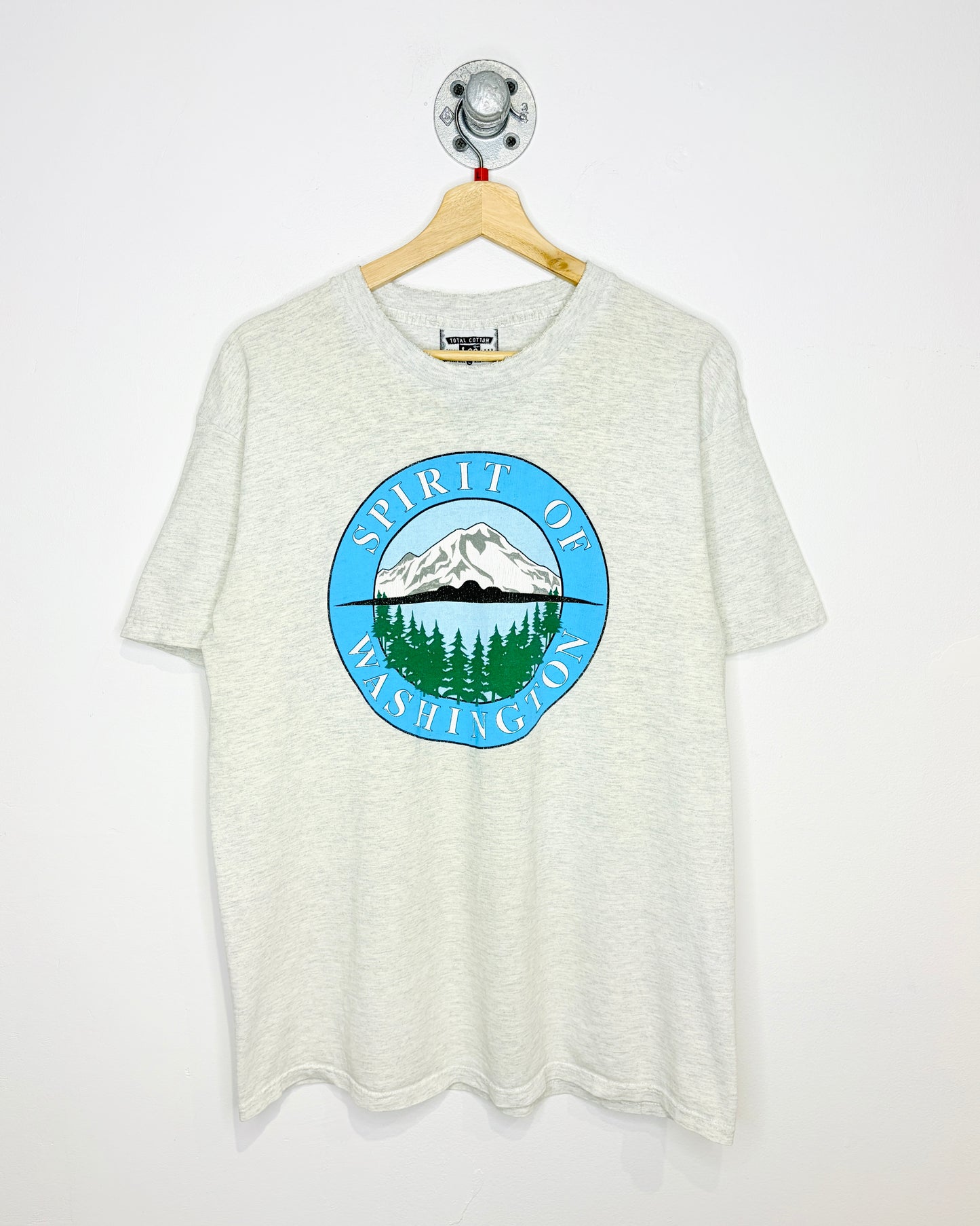 Vintage 1990s Spirit Of Washington Grey Tee Shirt