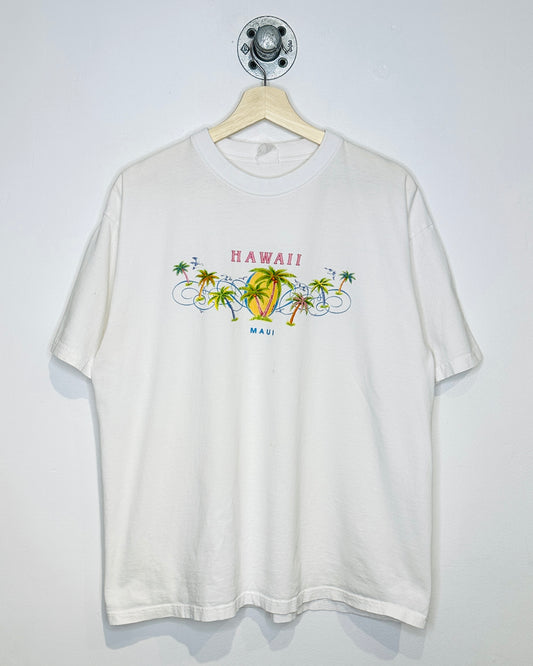 Vintage Maui Hawaii White Tee Shirt