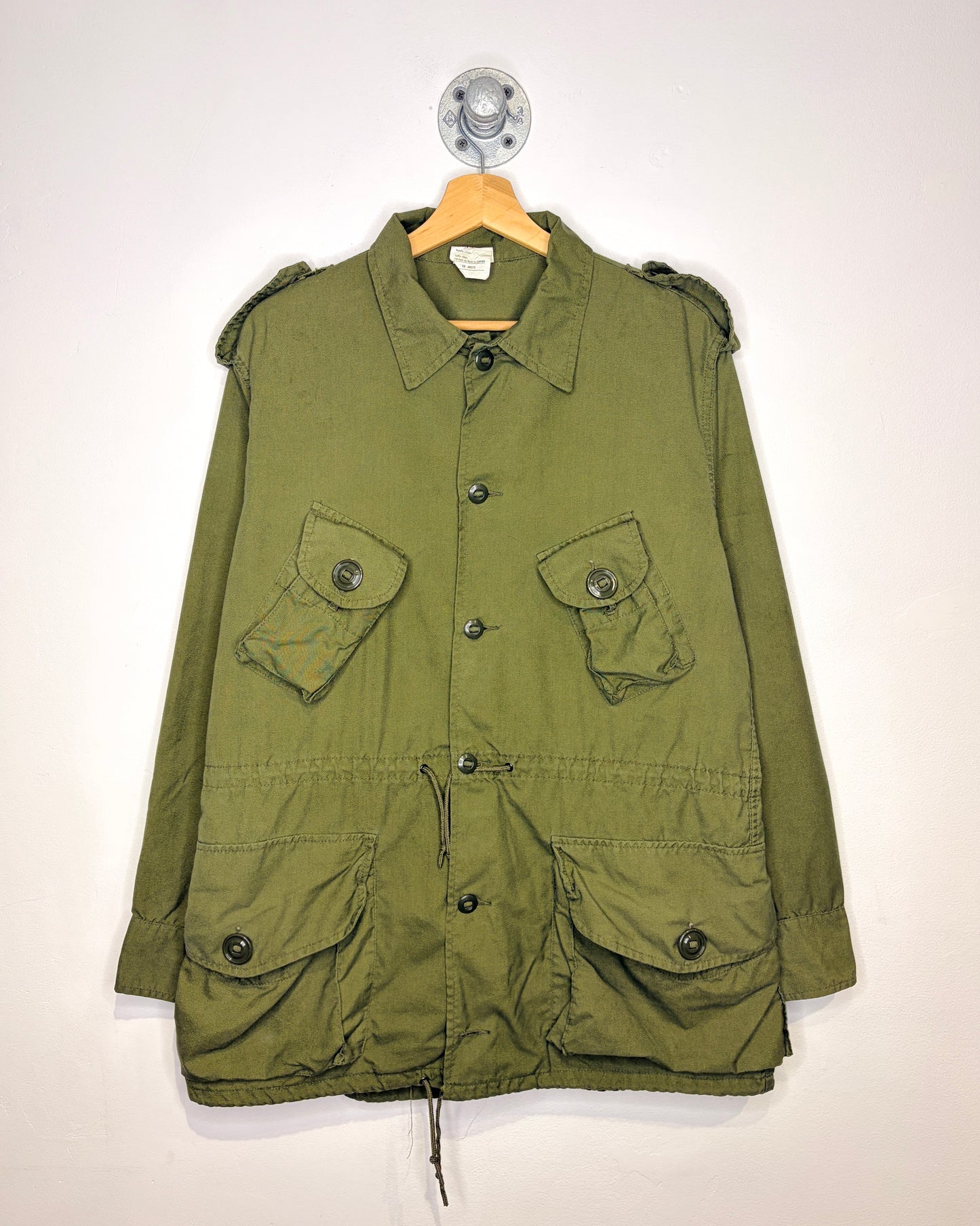 Vintage 90s Canadian Military Green Field Jacket