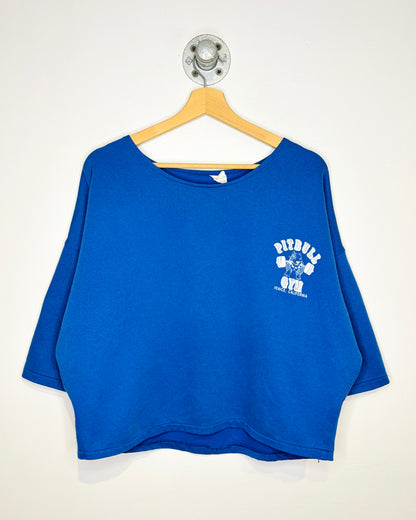 Vintage 90s Pitbull Gym Venice California Blue Pump Top