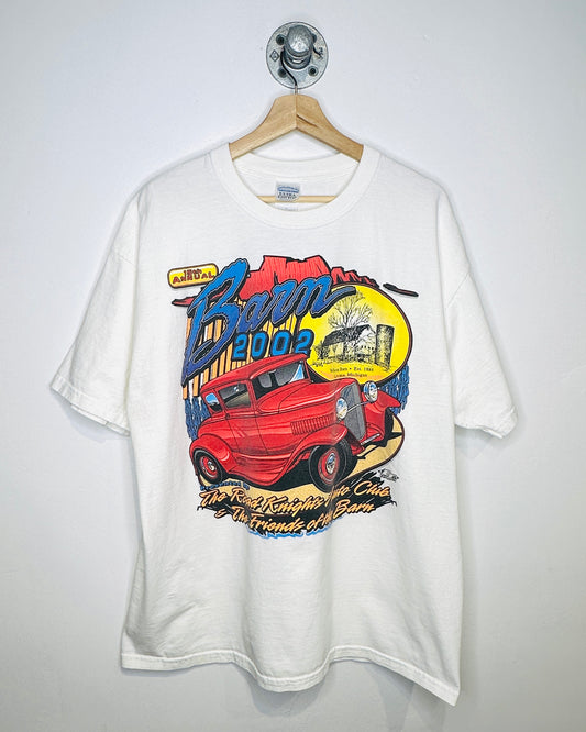 Vintage 2002 Friends Of The Barn White Tee Shirt