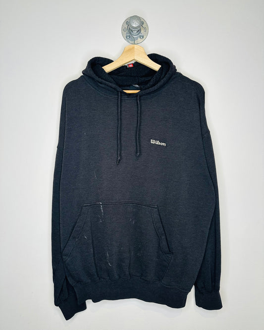2000s Wilson Black Hoodie