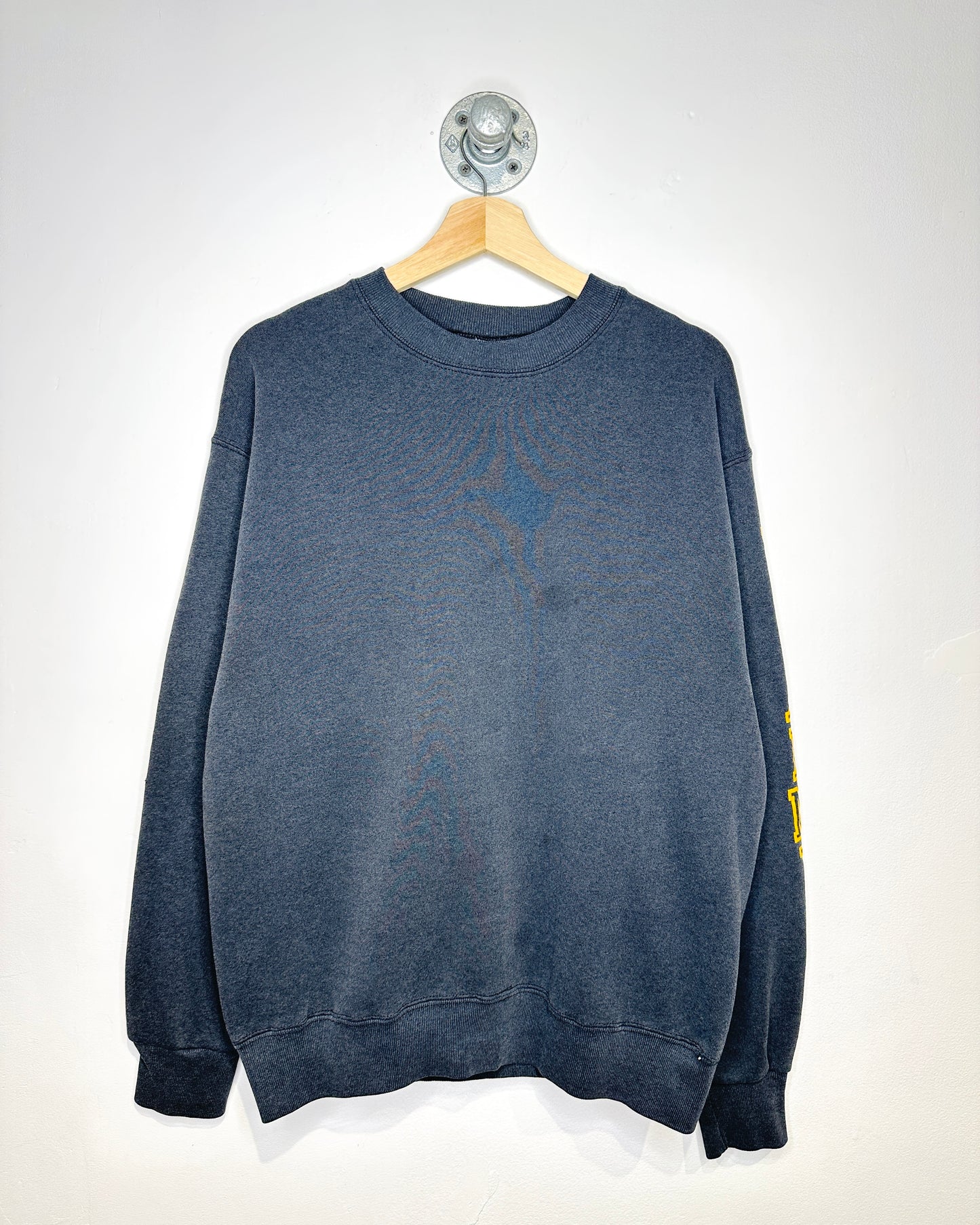 Vintage 90s U. S. Army Faded Black Crewneck Sweatshirt