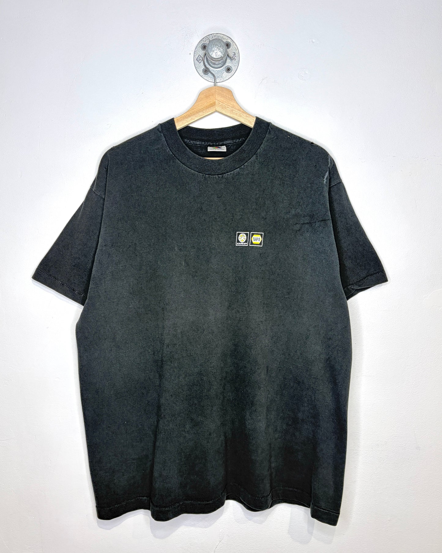 Vintage 90s Napa Classic American Legends Black Tee Shirt
