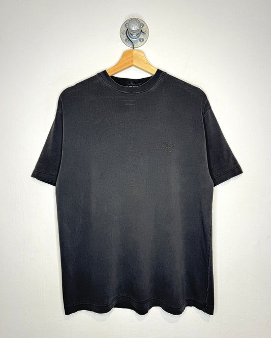 Vintage 90s Club Monaco Crest Faded Black Tee Shirt