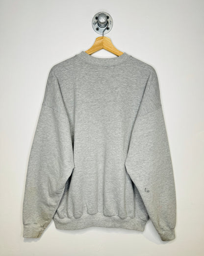 Vintage Berry Christmas Grey Crewneck Sweatshirt
