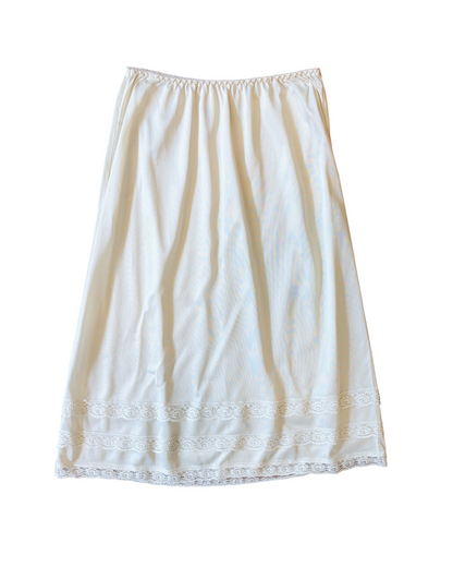 Vintage 90s Women’s Pink Lady Silk Skirt