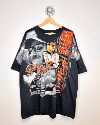 2011 Dale Earnhardt NASCAR AOP Black Tee Shirt