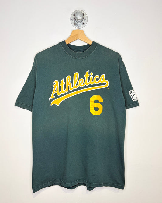 Vintage Little League Athletics Green Tee Shirt