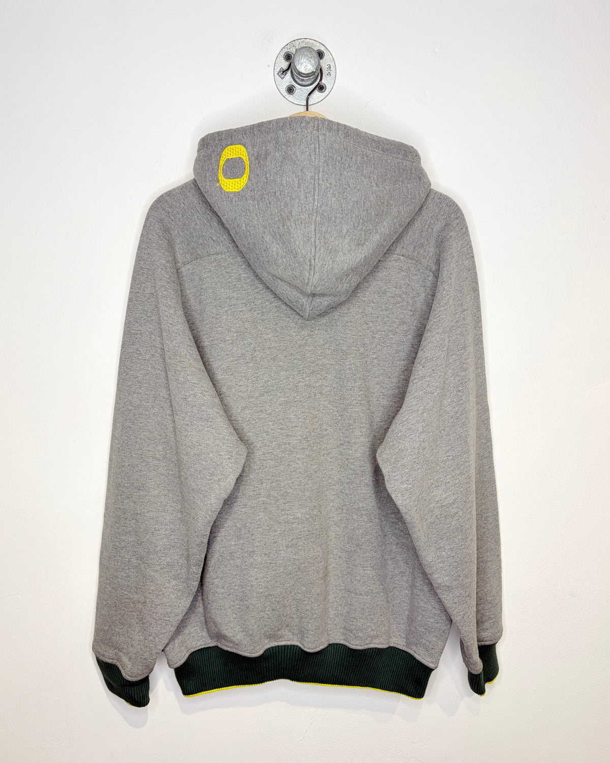 2000s Nike Oregon Embroidered Grey Hoodie