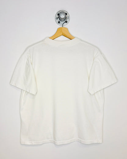 Vintage 90s “Calvin Klein” University Of Alberta White Tee Shirt