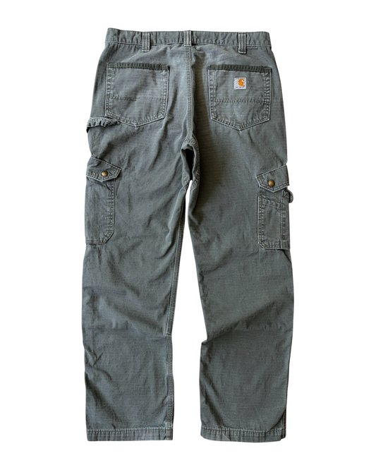 2000s Carhartt Relaxed Fit Earth Tone Ripstop Cargo Pants